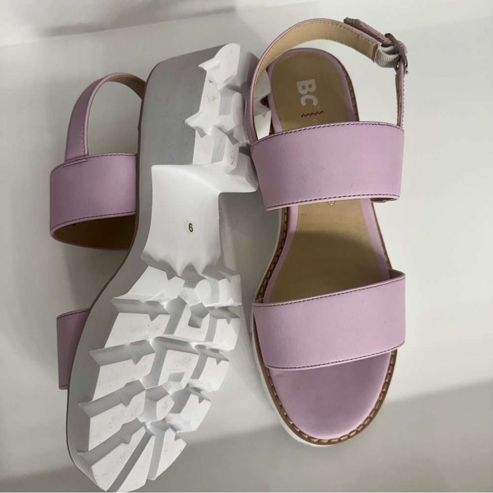 BC Footwear Lavender Sandals - Picture 4 of 9